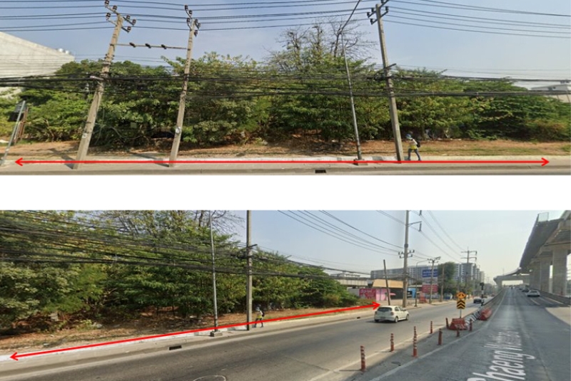 ขายที่ดินเปล่า ติดถนนแจ้งวัฒนะ (ทล.304) เขตบางเขน
